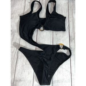 Matte Collection Black One Piece Cutout size medium women’s/juniors